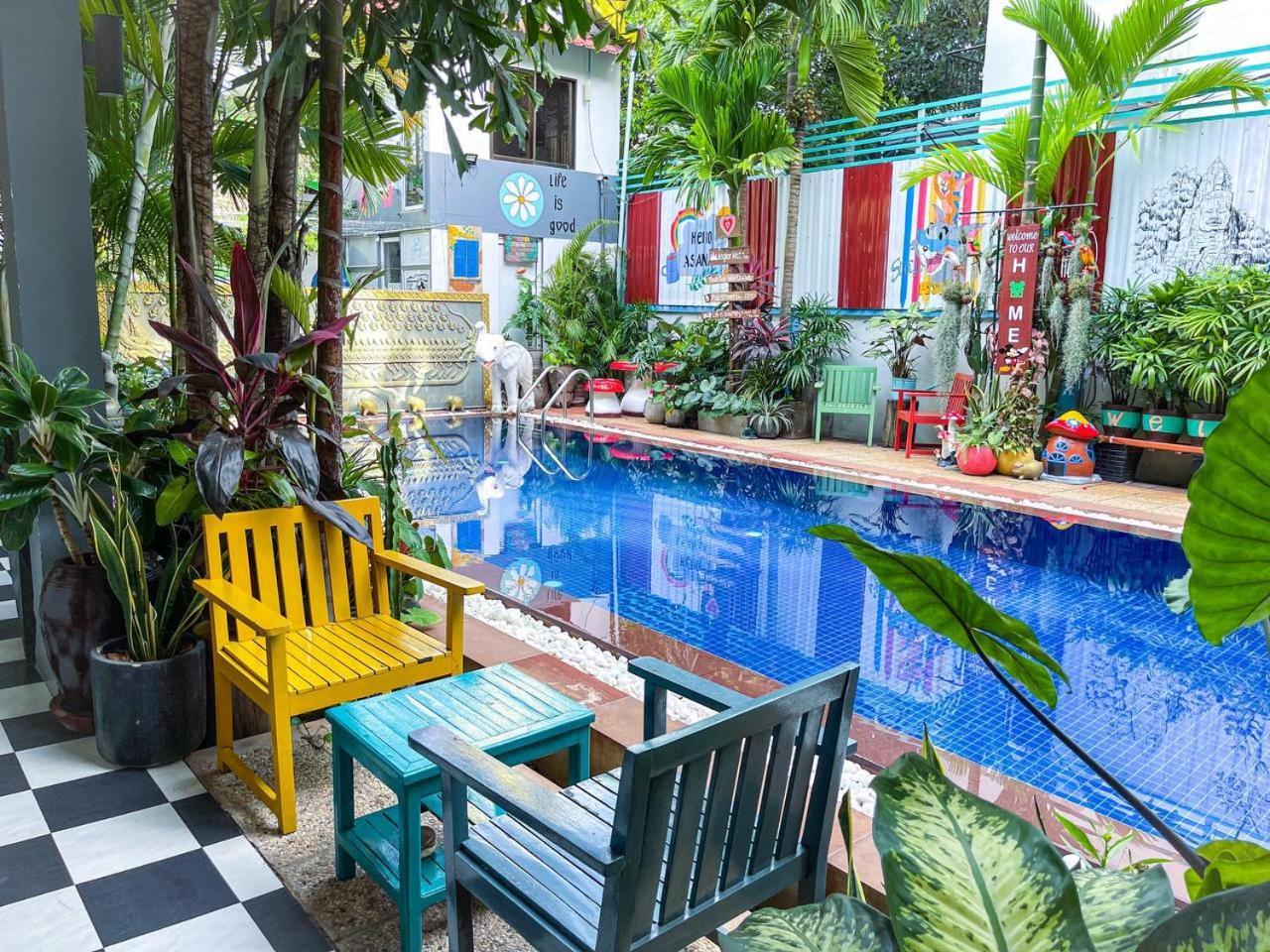 Asanak D'Angkor Boutique Hotel Sziemreap Kültér fotó