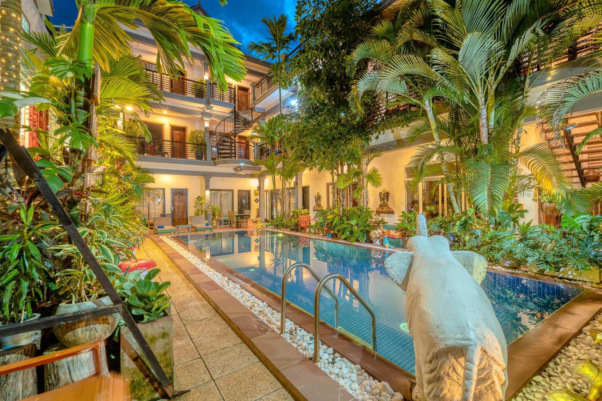 Asanak D'Angkor Boutique Hotel Sziemreap Kültér fotó