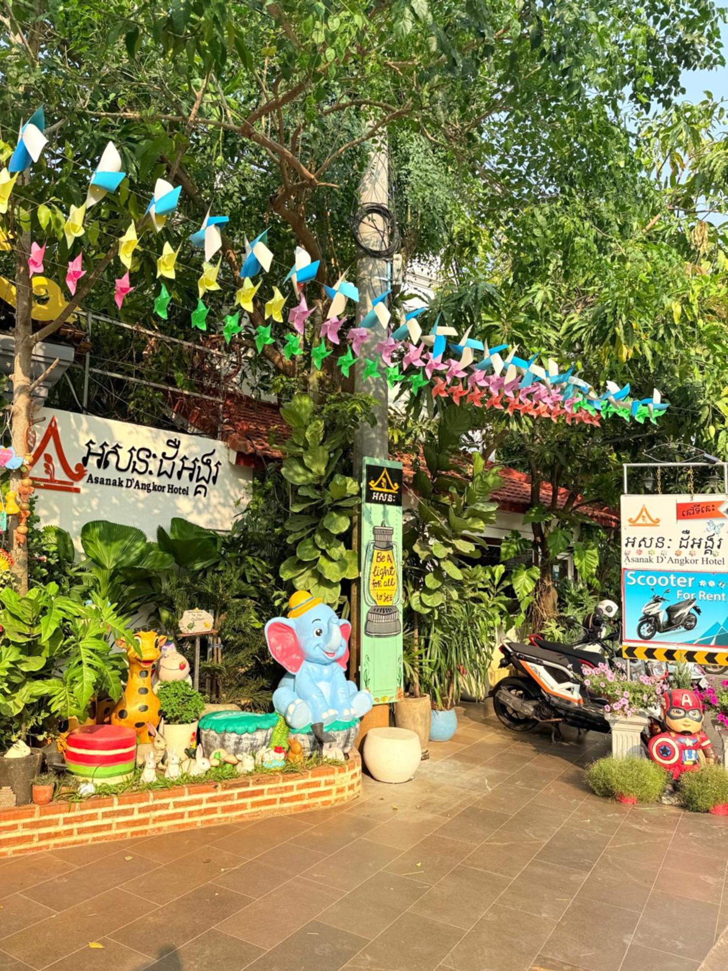 Asanak D'Angkor Boutique Hotel Sziemreap Kültér fotó