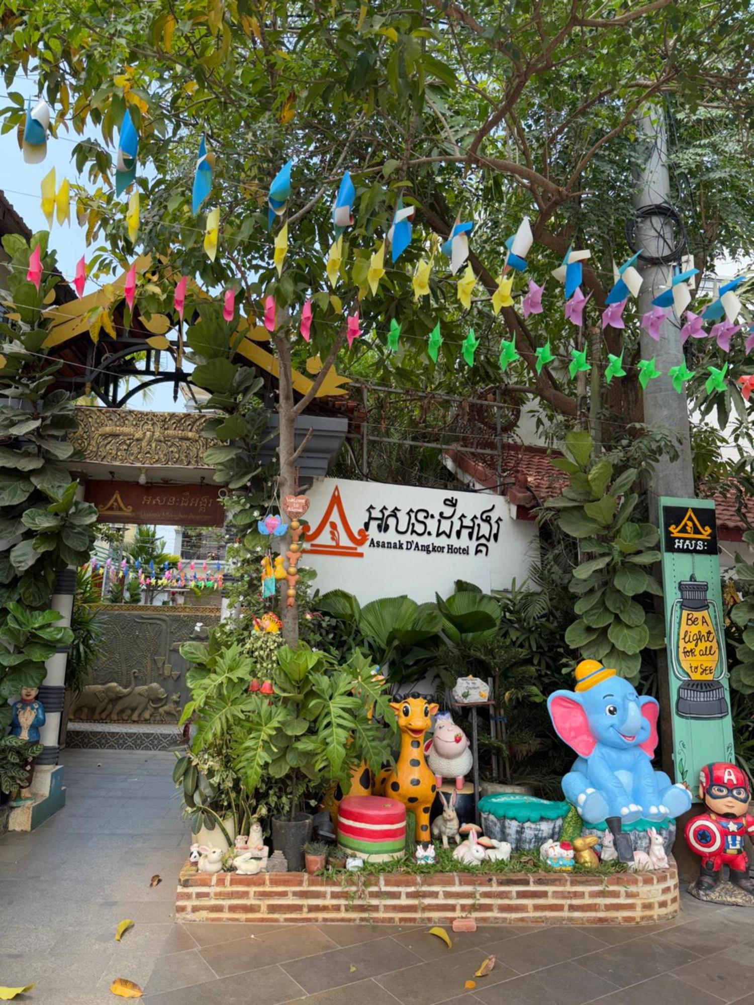 Asanak D'Angkor Boutique Hotel Sziemreap Kültér fotó