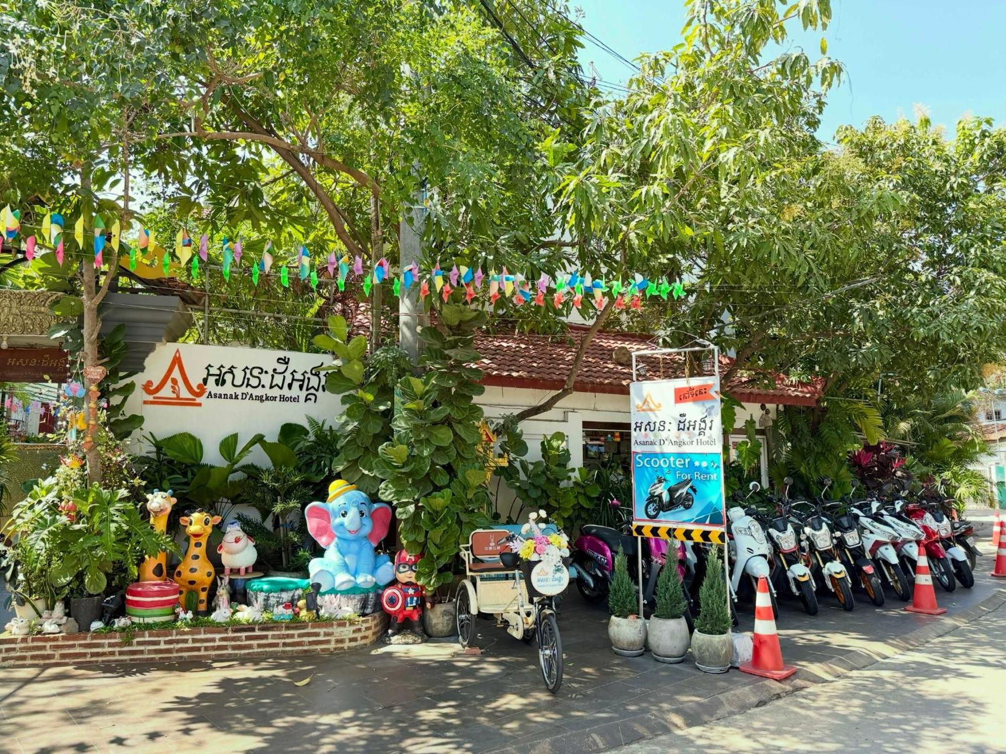 Asanak D'Angkor Boutique Hotel Sziemreap Kültér fotó