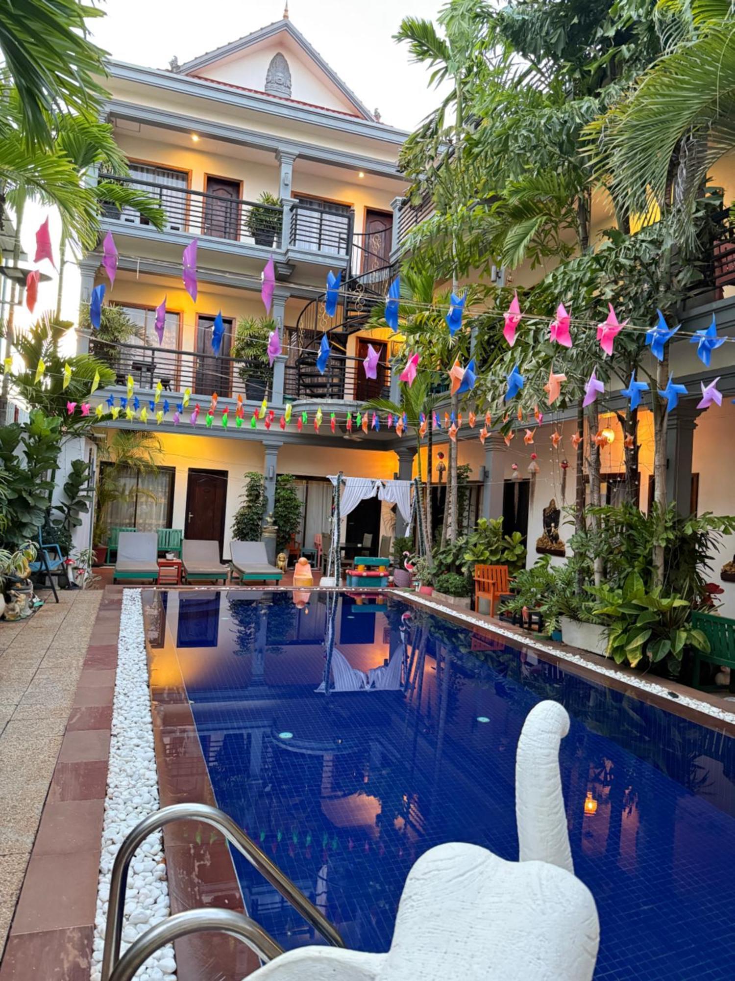 Asanak D'Angkor Boutique Hotel Sziemreap Kültér fotó